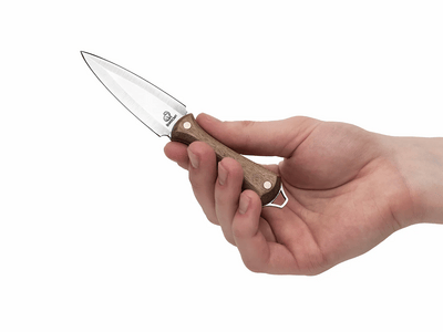 NCK1 Beavercraft Neck Knife Dagger with Leather Sheath