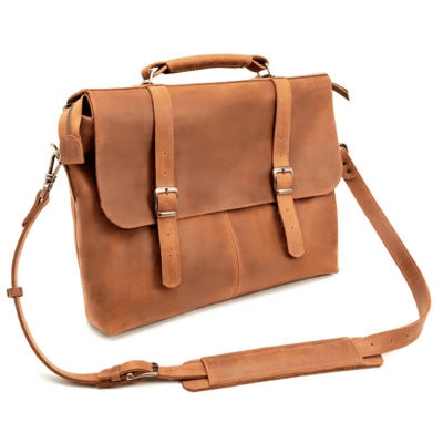 LC_Ardor_Brown Beavercraft Leather Satchel Bag for Men, Brown