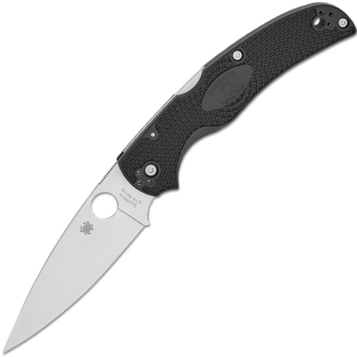 Spyderco C244PBK Native Chief Black Lightweight vreckový nôž 10,2 cm, Satin, čierna, FRN