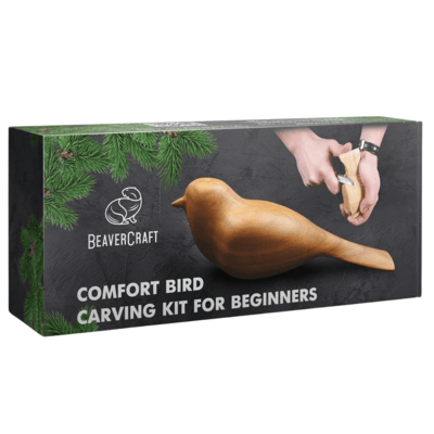 DIY01 Beavercraft Comfort Bird Carving Hobby-Kit