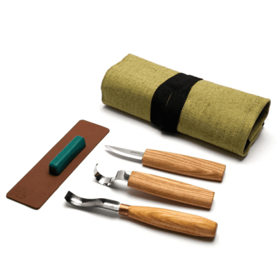 S38 Beavercraft Spoon Carving Kit Wood Carving Tools With Leather Strop
