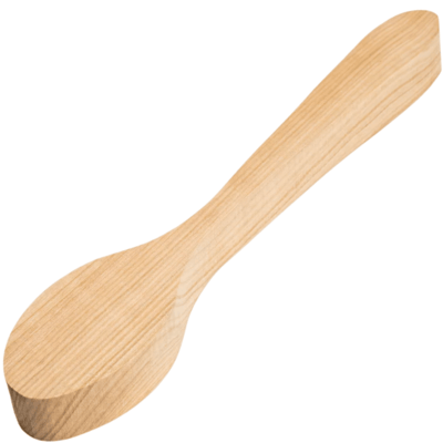 B9_cherry Beavercraft Soup Spoon Carving Blank (Cherry)