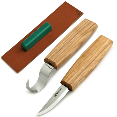 S01 Beavercraft Spoon Carving Tool Set (2 knives + accessories)