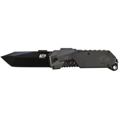 SWMP9BT Smith and Wesson M&P M.A.G.I.C. Assist Liner Lock 4034 Stainless Steel Tanto Black Blade, Al