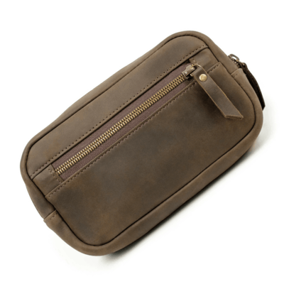 LC_Quest_Chocolate Beavercraft Quest – Leather Waist Bag Fanny Pack Bum Bag for Men and Women