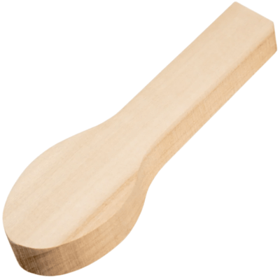 B7_linden Beavercraft Dining Spoon Carving Blank (Linden)