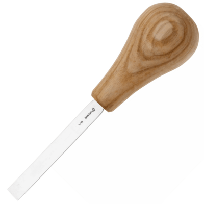 P1/10 Beavercraft Palm-chisel straight flat single bevel. Sweep ?1 (10mm)