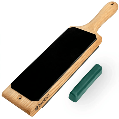 LS1P1 Beavercraft kétoldalas bőr lapátpánt P01 polírozó keverékkel