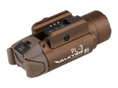 PL-3R Valkyrie (Desert Tan) OLIGHT 3.6V 900mAh
Rechargeable (Built-in)