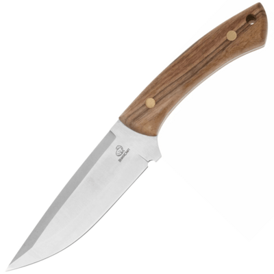 HGK1_Art Beavercraft Hunting Knife with Leather Sheath