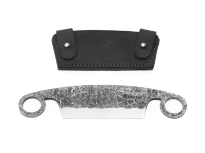 DK5S Beavercraft Debark Draw Knife with Leather Sheath