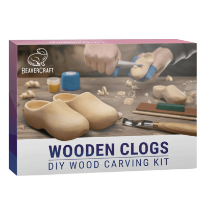DIY10 Beavercraft Clogs Carving Hobby-Kit