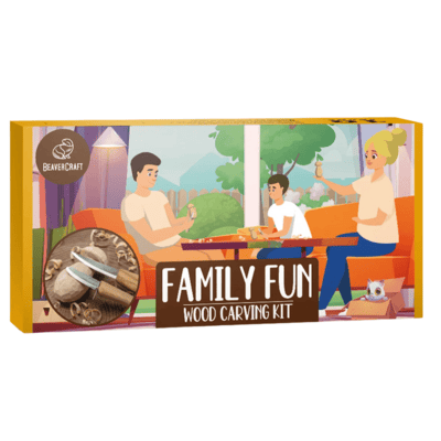 DIY09 Beavercraft Family Fun Wood Carving Kit