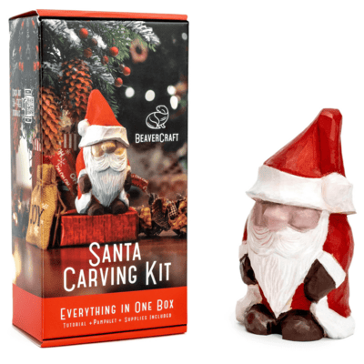 DIY06 Beavercraft Santa Carving Hobby-Kit