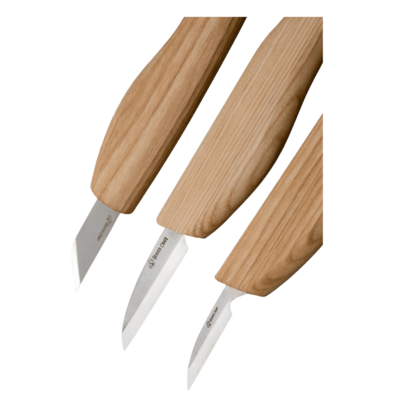 S12 Beavercraft Starter Wood Carving Knives Set (3 knives)
