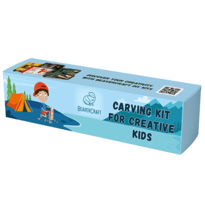 DIY08 Beavercraft Kids Carving Hobby-Kit