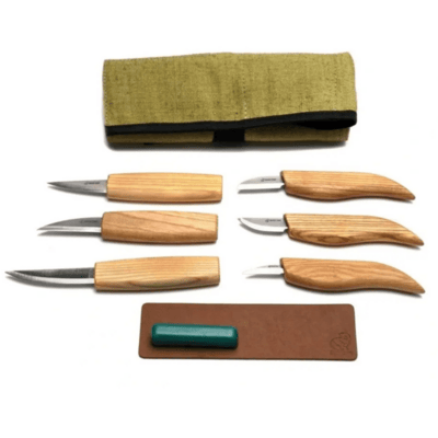 S58 Beavercraft Wood Carving Set + accessories