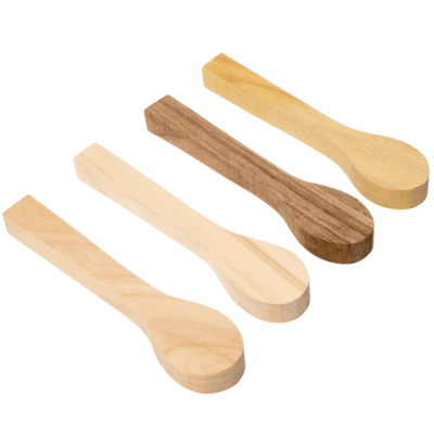 BB2 Beavercraft Spoon Blanks Set (Cherry, Linden, Mulberry, Walnut)
