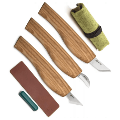 S55 Beavercraft Wood Carving Set + accessories