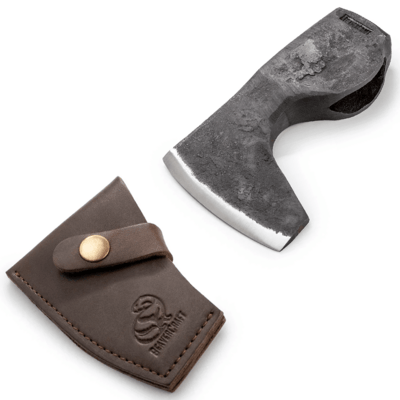 AX6_Head Beavercraft Hand-Forged Axe Head with Leather Sheath