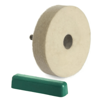 PW2 Beavercraft Cotton Polishing Wheel with P01 polishing compound