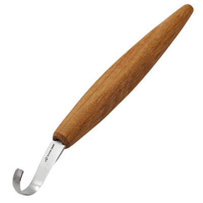 SK5 Beavercraft Spoon Carving Knife Deep Cut Bevels Right/Left side edge