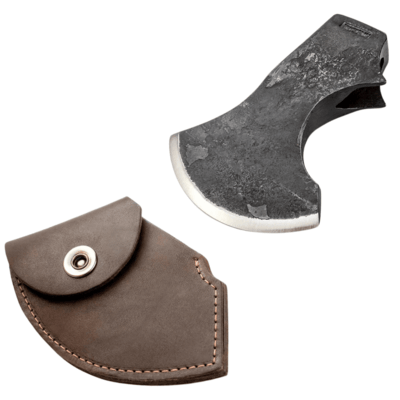 AX3_Head Beavercraft Hand-Forged Axe Head with Leather Sheath