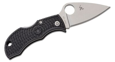 MBKLFP Spyderco Manbug Black Lightweight Leaf Reveal 13