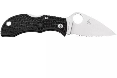 MBKLFS Spyderco Manbug Black Lightweight Leaf Reveal 13