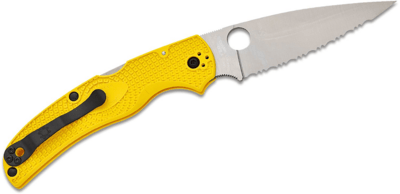 C244SYL Spyderco Native Chief Salt Yellow Lightweight CPM MagnaCut Reveal 14