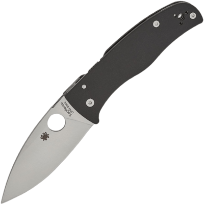 Spyderco C263GP Bodacious Black kapesní nůž 9,2 cm, Satin, černá, G10