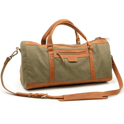 LC_Journey_Canvas Beavercraft Journey – Canvas and Leather Travel Luggage Duffel Bag