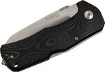 TM1 MS LionSteel Solid LockBack BLACK Micarta handle Sleipner SATIN Blade IKBS