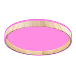 Modee kerek LED mennyezeti lámpa CLG1W 30W 3CCT+RGB 2000lm, fa, vezérlővel (ML-CLFG1W)