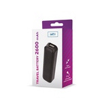 SETTY Mini Powerbank 2600 mAh, fekete (GSM103261)