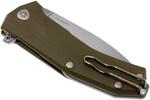 KUR GR LionSteel Liner Lock Sleipner Blade, GREEN G10 fogantyú, IKBS