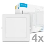 Modee LED Négyzet alakú LED Panel - Süllyesztett 18W 1980lm Hideg Fehér P4 (ML-LPSB6000K18WPN)