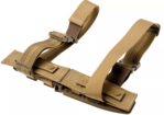 Gerber 22-01463 LMF II gyalogos Coyote Brown fix pengéjű kés 12,5 cm, fekete, barna, FRN+gumi, tok