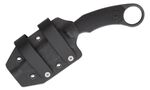 H2B GBK LionSteel Fixed Blade M390 BLACK washed, Solid G10 handle, KYDEX sheath