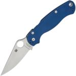 C81GPCBL2 Spyderco Para Military 2 Cobalt Blue G-10 CPM SPY27 Reveal 14