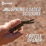 Gerber Armbar Scout - Dark Green multifunkčný nástroj, čierno-zelená, oceľ, hliník, 7 funkcí