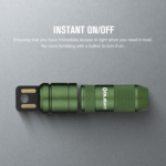 imini 2
(OD Green) OLIGHT One 10180 80mAh Lithium Battery
 (Built-in)
