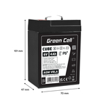 Green Cell AGM6V4AH-J VRLA gelová baterie 6V 4Ah