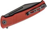 SA12C Sencut Brazoria Burgundy G10 Handle
Black S/S Liner
Black Stonewashed D2 Blade