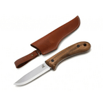 BSH2 Beavercraft Carbon Steel Bushcraft Knife Walnut Handle with Leather Sheath