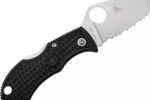 MBKLFS Spyderco Manbug Black Lightweight Leaf Reveal 13