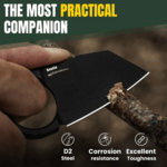 Kizer 1061A2 masninyakú kés, fekete, D2 acél, Kydex tokban
