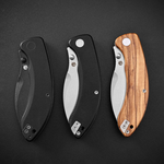 PFB06DW Petrified Fish PFB06 Zonda 14C28N Stonewashed Black G10