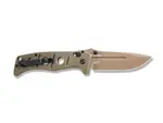 Benchmade 275FE-2 Sibert Adams Dark Earth taktikai zsebkés 9,6 cm, sötétbarna, zöld, G10