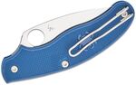 C94PCBL Spyderco UK Penknife Cobalt Blue Lightweight Reveal 13